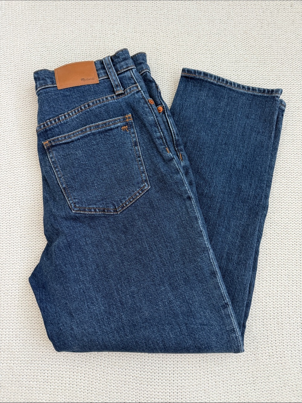 Madewell Cropped Straight Jeans Size 25